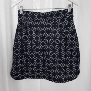 Peter Millar NAVY Alice Petal Hem Skort Pockets UPF 50+